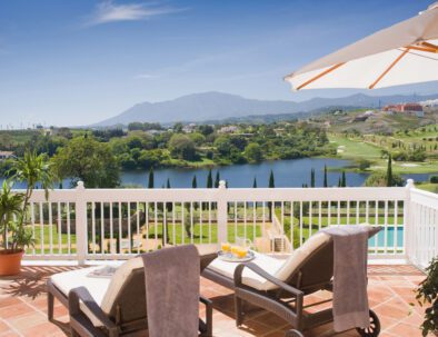 Beautiful terrace in luxury property